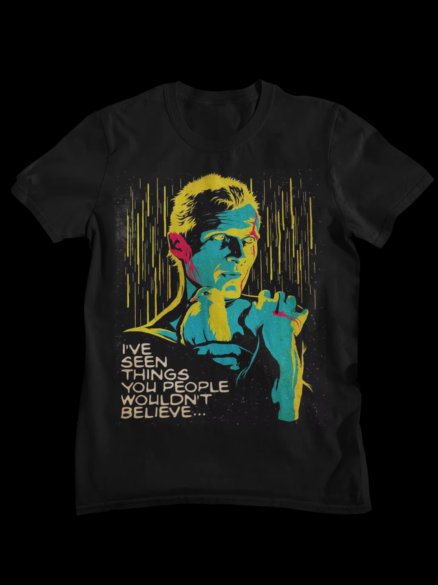 2026 new Retro science fiction movie collage pattern T-shirt, suitable for both men and women, casual cotton streetwear top