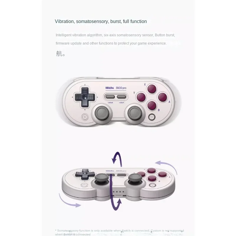 8BitDo SN30 Pro/Pro2 Wireless Bluetooth Hall Controller Support For Nintendo Switch OLED Windows Android macOS Steam Gamepad