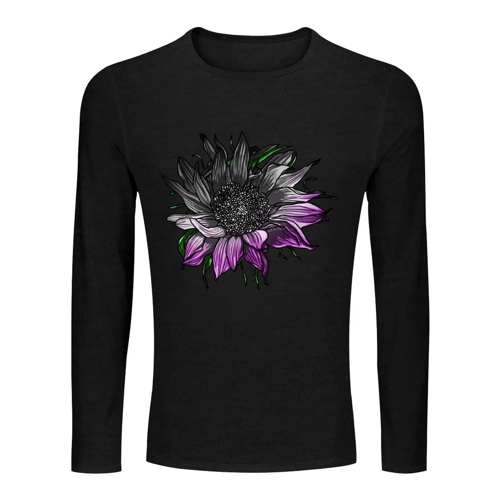 Ace Sunflower Long T-Shirt plus size tops workout shirts for men