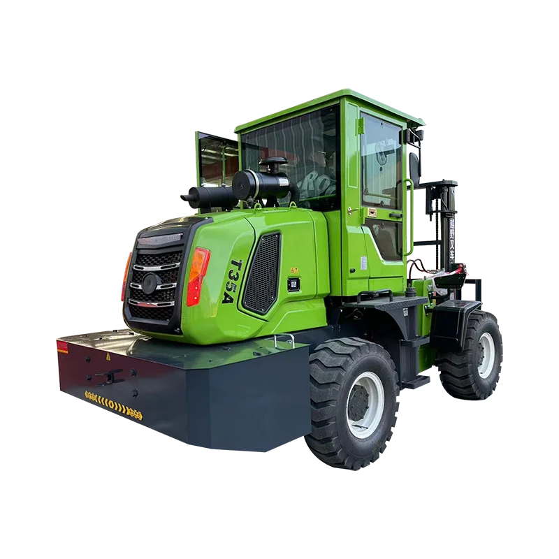 Customized Off-road Forklift Hydraulic Lift 4 x 4 Four Wheel For Rough Terrain Strong Bearing Capacity All-Terrain Forklift