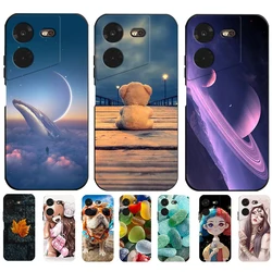 For Tecno Pova 5 Phone Case Luxury Sky Slim Matte Black Soft Silicone Coque Back Cover For Tecno Pova 5 Pova5 Shell Bumper Funda