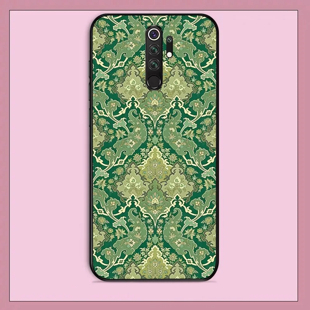 William Morris Strawberry Thief Design Phone Case For Redmi Note 4 X 5 A 6 7 8 Pro T 9 Pro 9S 10 Pro 11 Pro 11S 11Epro PocoM3pro