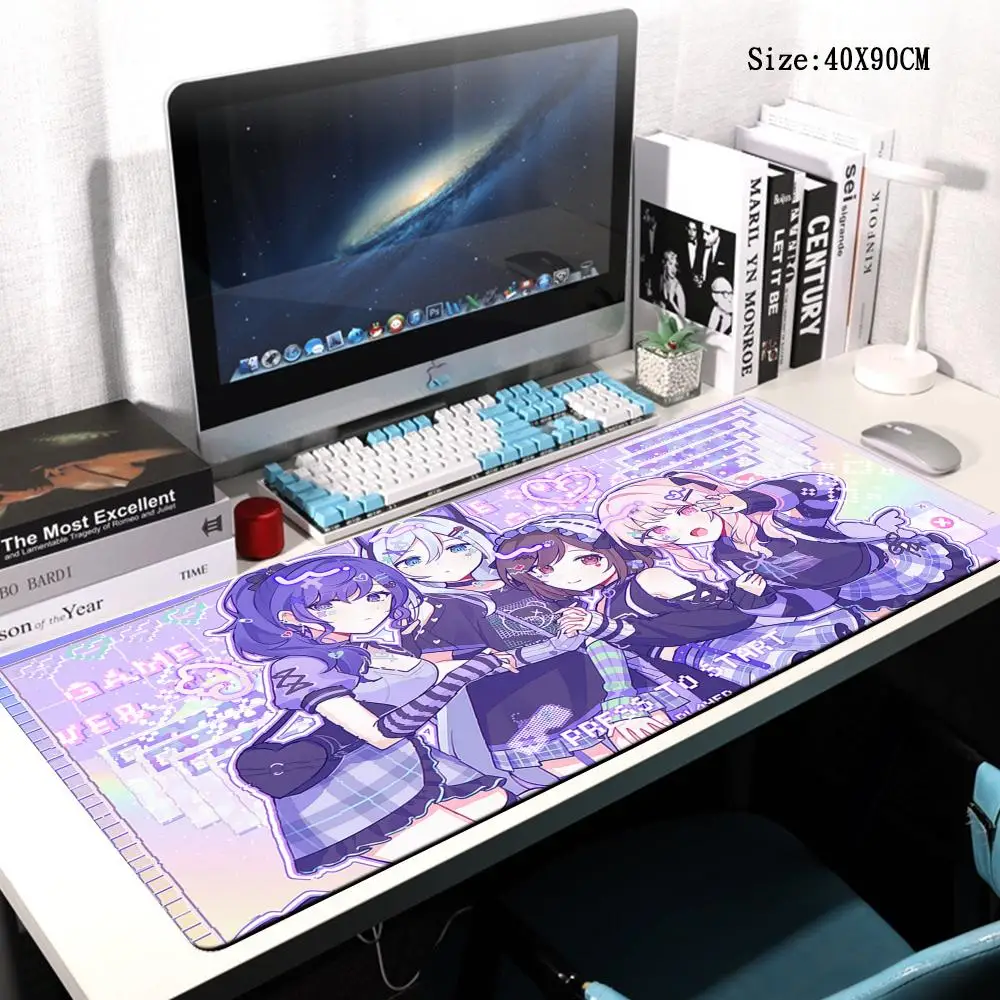 PJSK Project Sekai Colorful Stage Nightcord at 25:00 XXL Large Mouse Pad Computer Laptop Non-slip Keyboard Desk Mat Mousepad