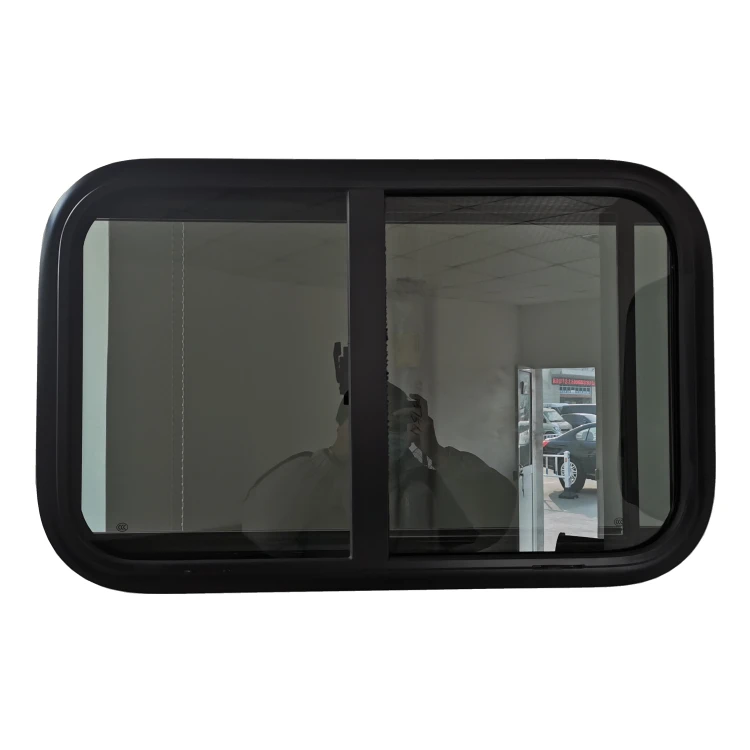 TONGFA aluminum alloy tempered glass caravan trailer Sliding windows