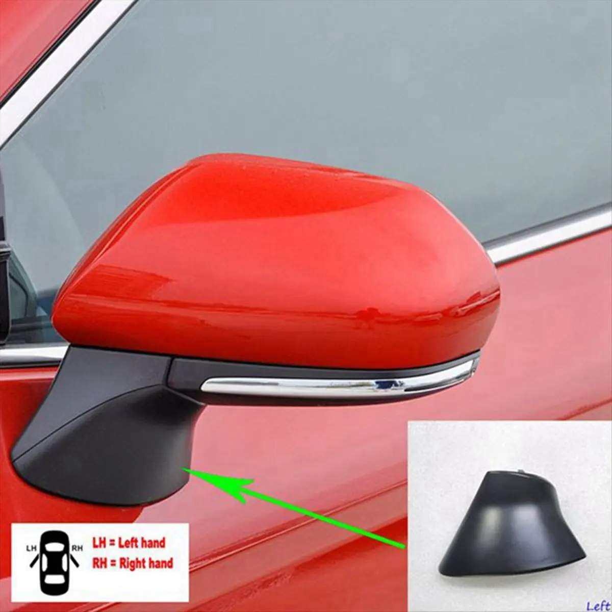 Super Sale Rearview Mirror Triangle Base Cover for Toyota Camry 2018-2023 Car Accessories Left