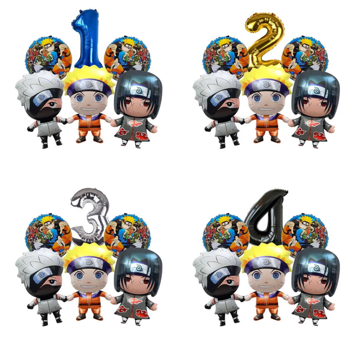 Globo con Símbolo de Konoha para Celebraciones y Festivales Temáticos de Anime, Decoración para Fiestas y Actividades