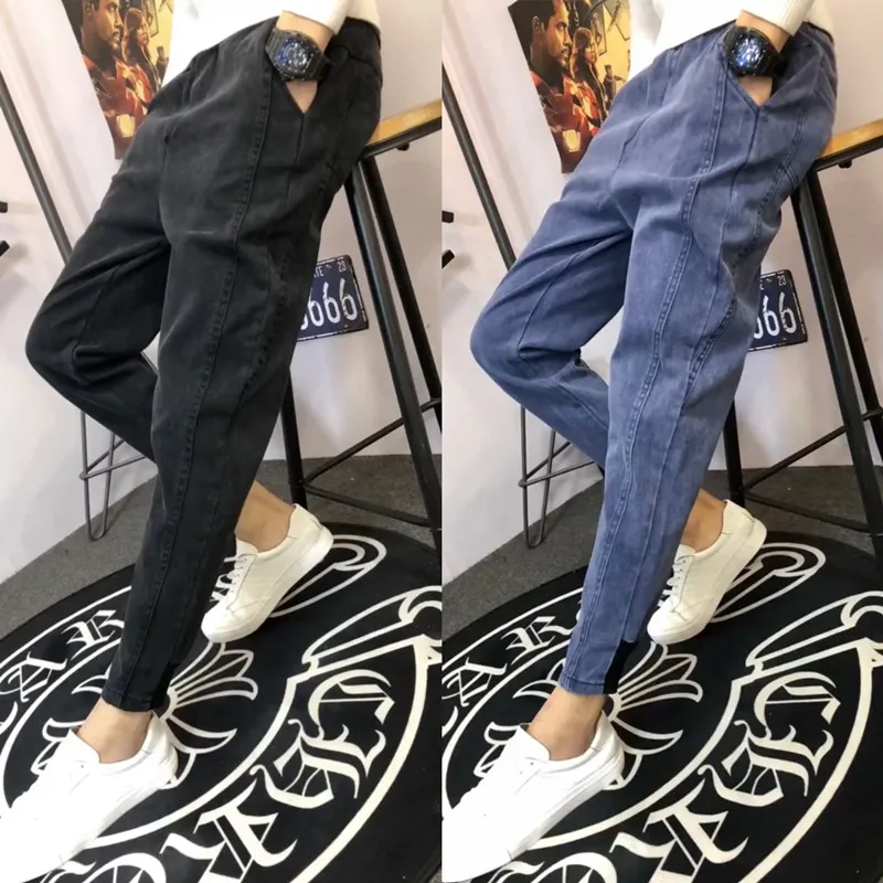 

Trendy Men's Fce Lined Jeans Casual Slim Fit Workwear Pants Youthful Sle Warm Winter Jeans Straight Leg Jeans