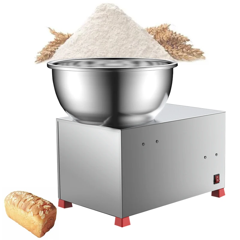 5/8/12KG Electric Flour Mixer Kneading Machine Food Mixer Stainless Steel Pasta Mixing Machine