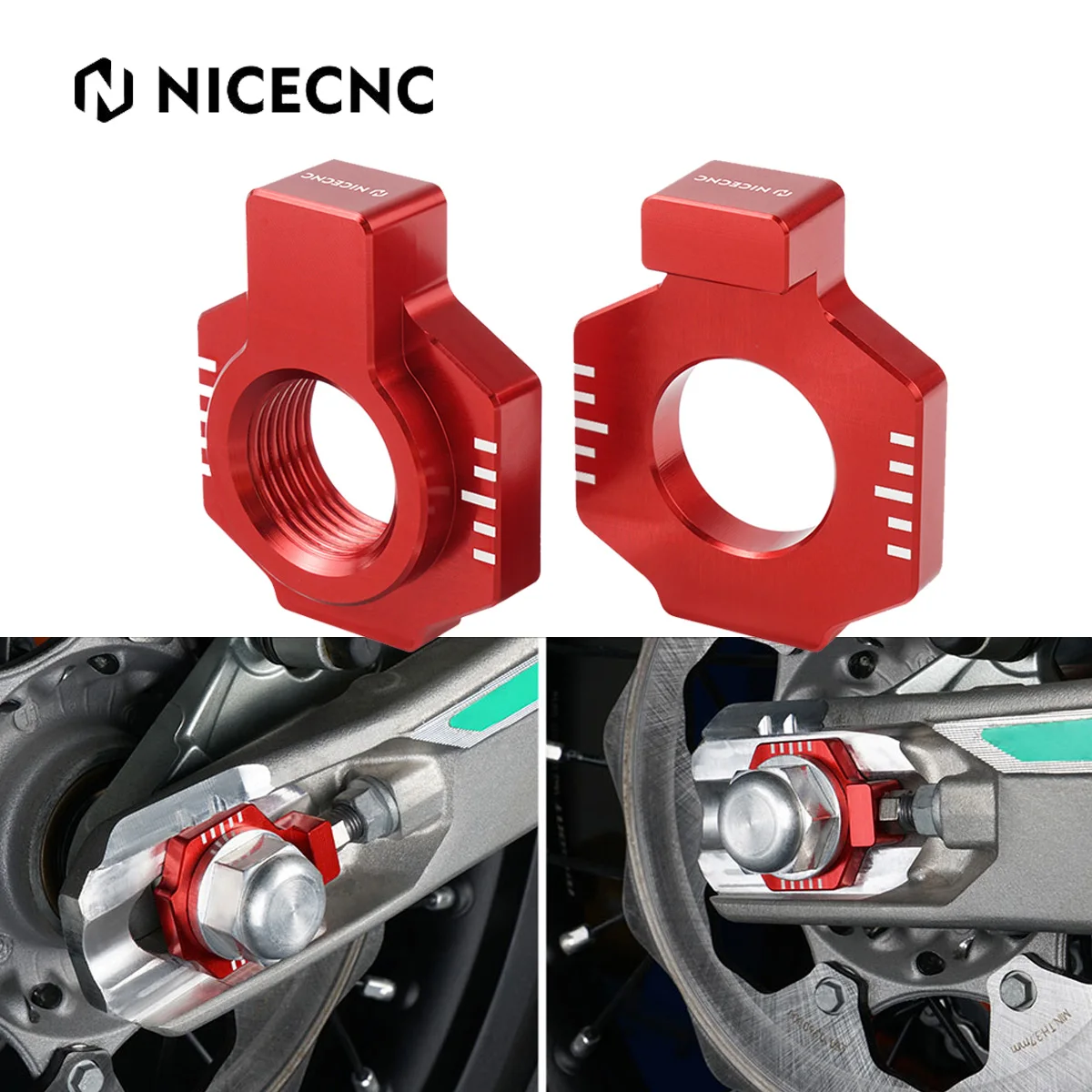 

For Beta Xtrainer 300 2015-2022 RR 300 RR 250 RR 125 200 350 390 430 450 480 RR-S 500 350 390 430 Chain Adjuster Rear Axle Block