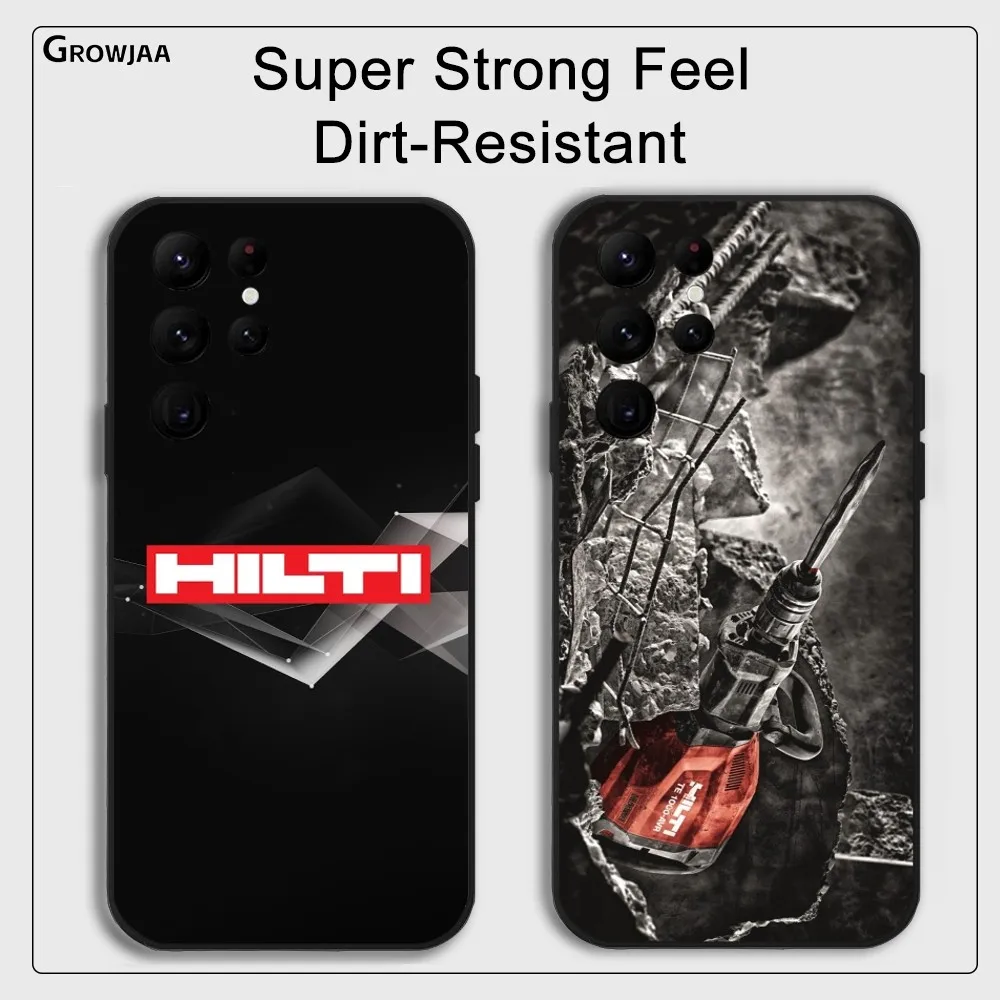 H-HILTIS Tool Logo Phone Case For Samsung Galaxy S25 S24 S22 S23 Ultra S21 S20 Plus 5G Protective Silicone Funda