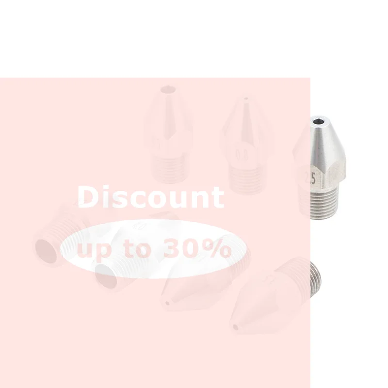 [Stainless Steel Universal Linear Nozzle 0 Degree Liquid Column Flow Tip High Pressure Cleaning Cutting Cone Nozzle]