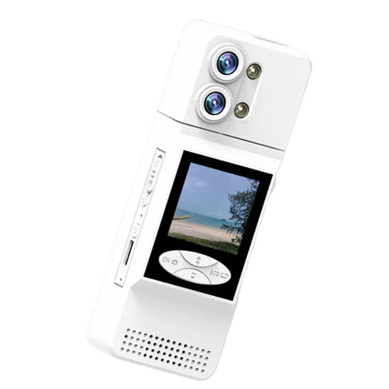 

-A21Z Камера для ношения на теле для велоспорта, бега, встреч, экран 1,5 дюйма, 32 ГБ, TF-карта, 3000 мАч, 180 ° Видеорегистратор с вращающимся объективом