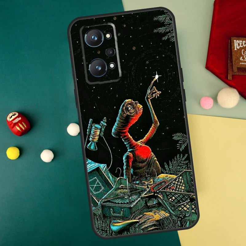 E.T. the Extra-Terrestrial For Realme C55 C53 C35 C33 C30 C25s C21Y C11 C15 GT3 GT5 GT Neo5 9 10 11 12 Pro Plus Case