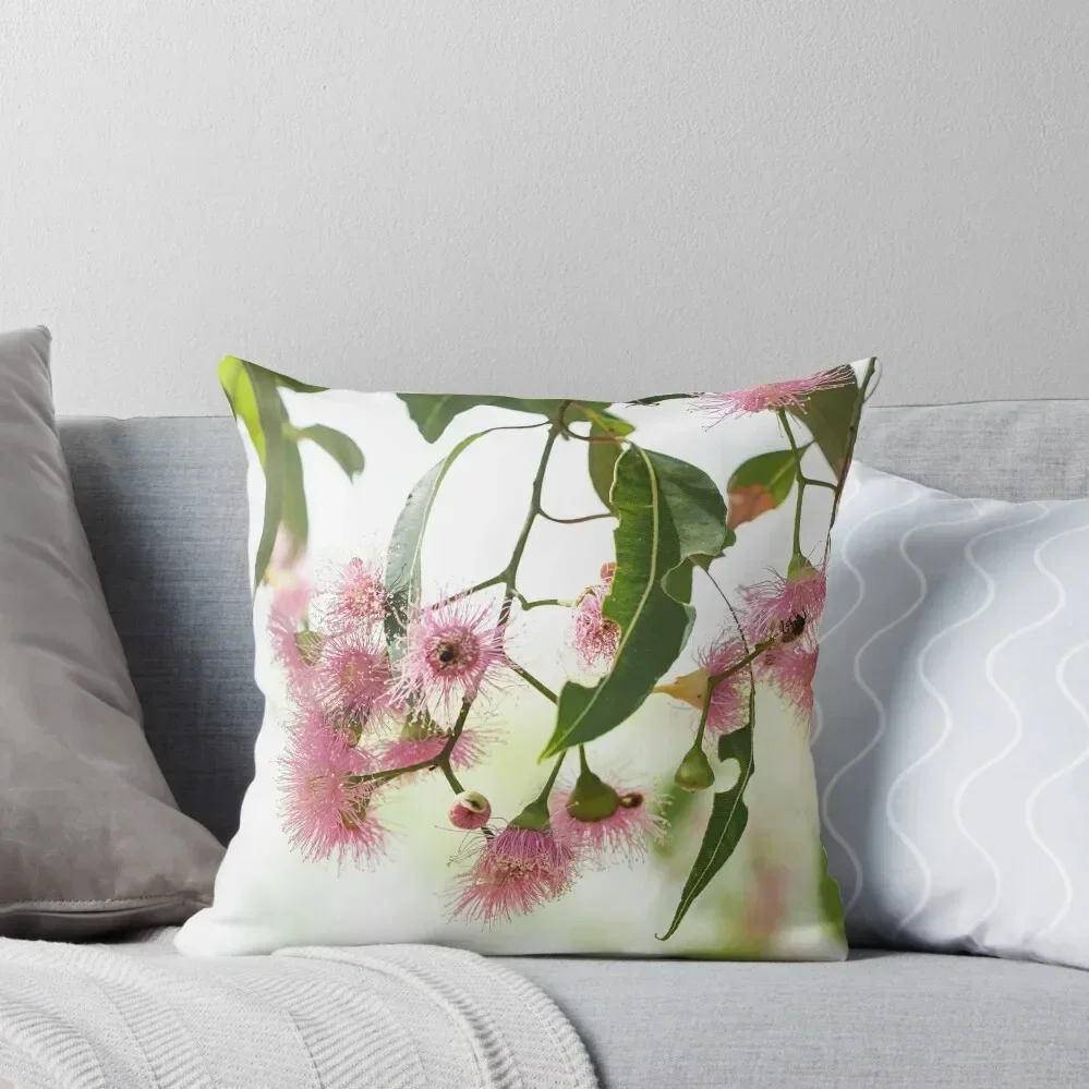 Pink Marri - Western Australia Throw Pillow Cushions Sofa Cushions pillow