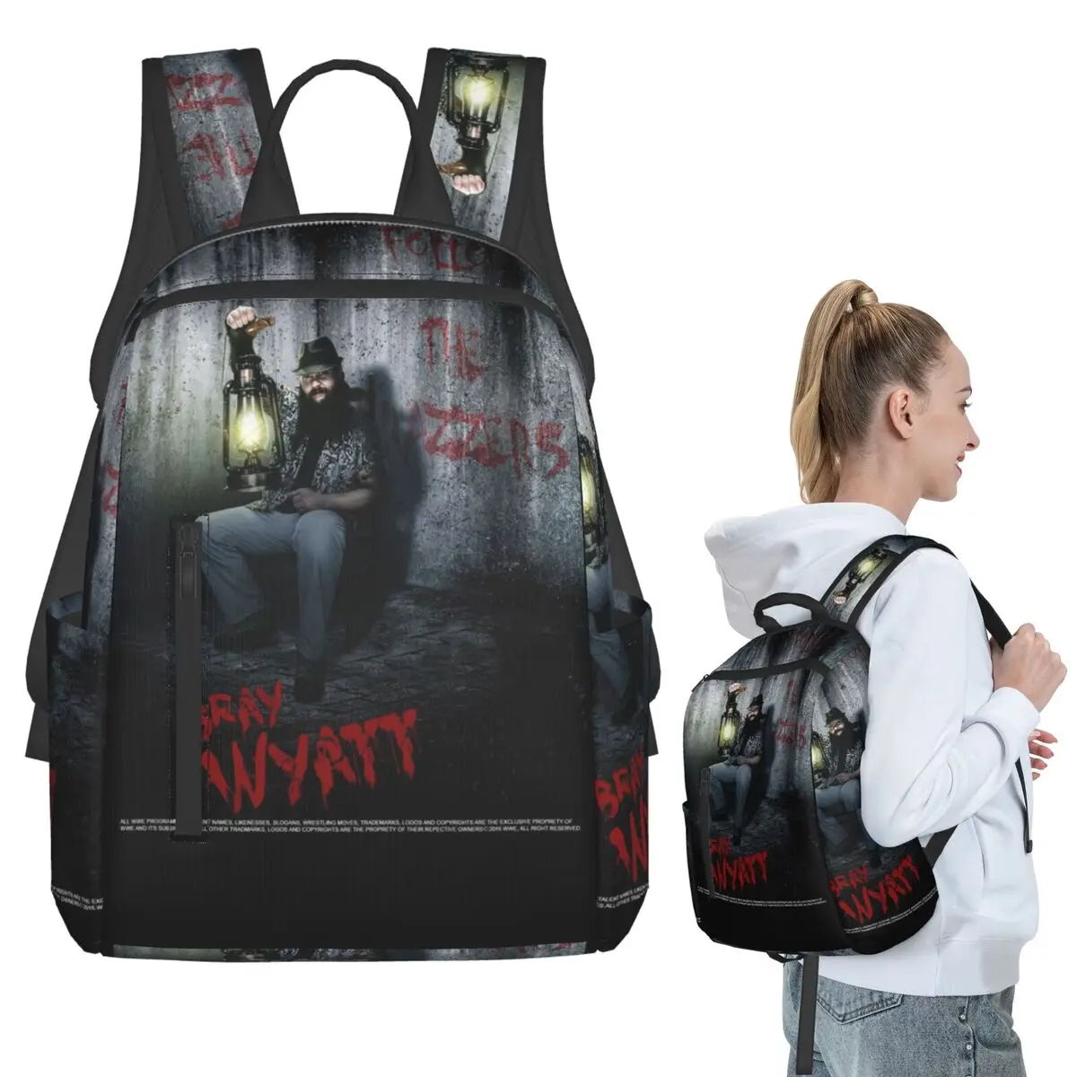 Bray Wyatt Vintage The Fiend Comics (5) Backpack Student BookBag Boys Girls School Bag Laptop Shoulder Bags Men Women