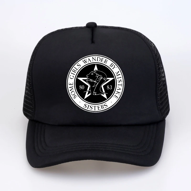 

The Sisters Of Mercy hat Men And Women Baseball Cap Punk Goth Rock Band Golf hats Male Breathable Trucker Caps