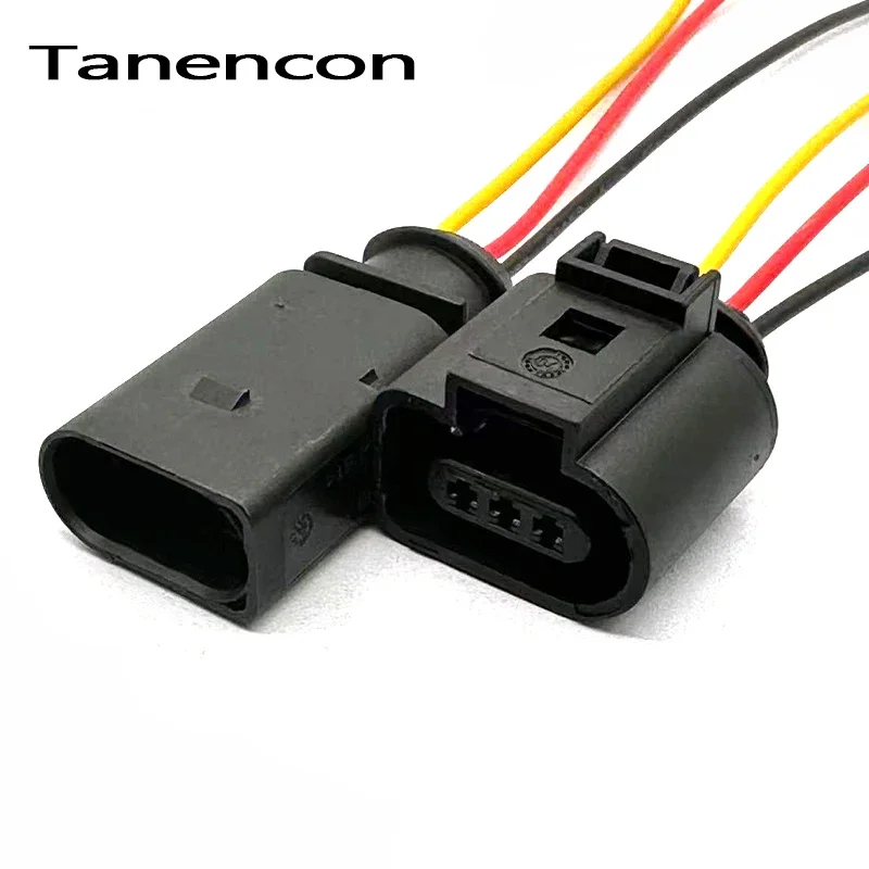 

3 Pin Auto Reversing Radar 1.5mm Connector Car Fuel Tank Oil Level Sensor Socket for Tiguan Passat Sagitar 1J0973703 1J0973803