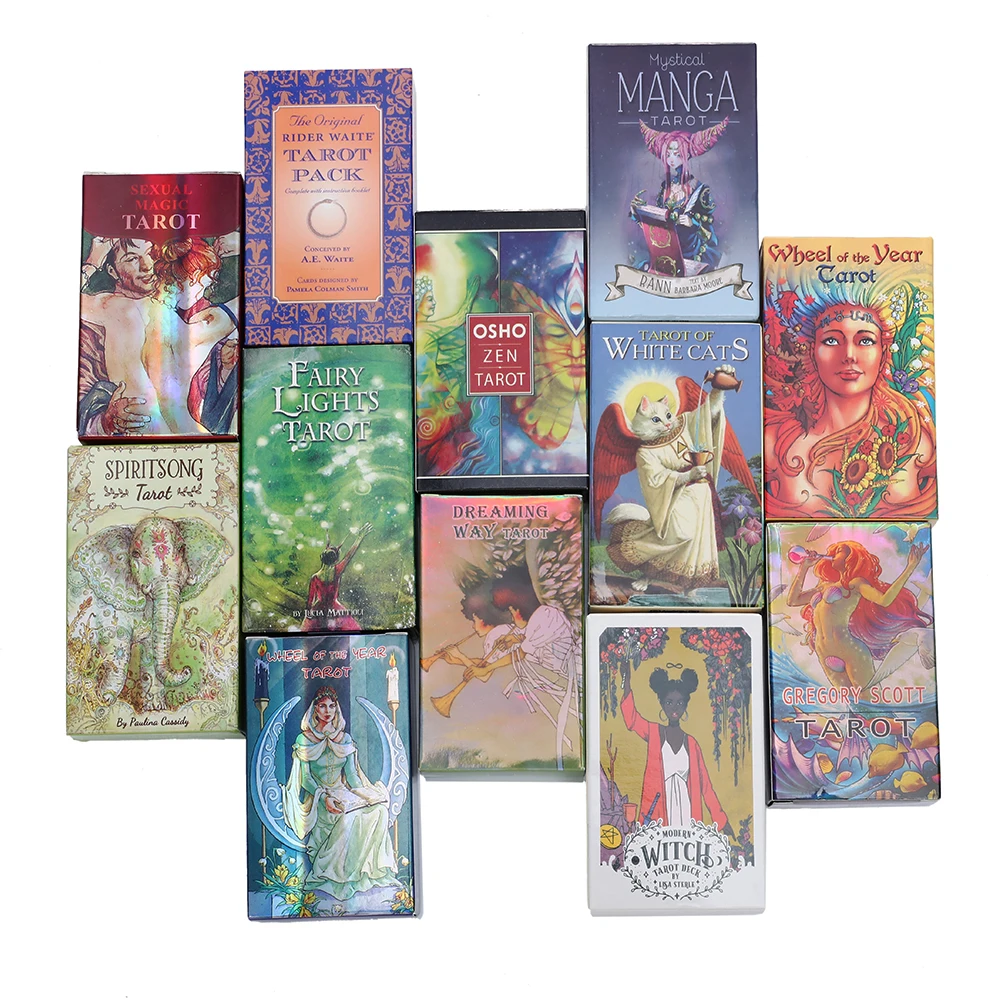 Tarot Board Game Toys Oracle Party Divination Prophet Prophecy Card Poker Board Gift Checkerboard