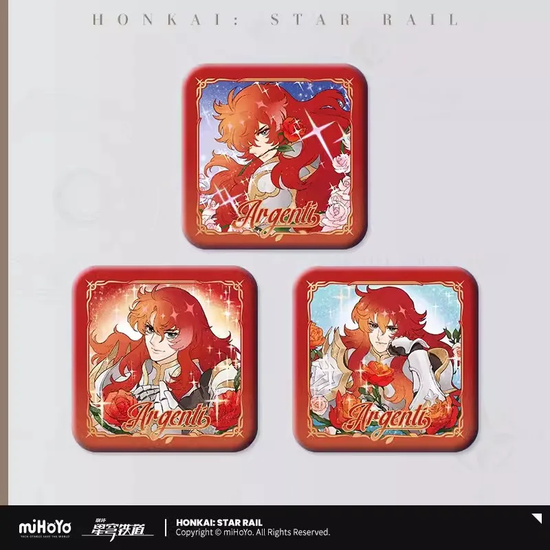 

Pre Sale miHoYo Official Honkai Star Rail Pure beauty Unparalleled GAISHIWUSHUANG Series Tinplate Badge Cosplay Gifts Amine