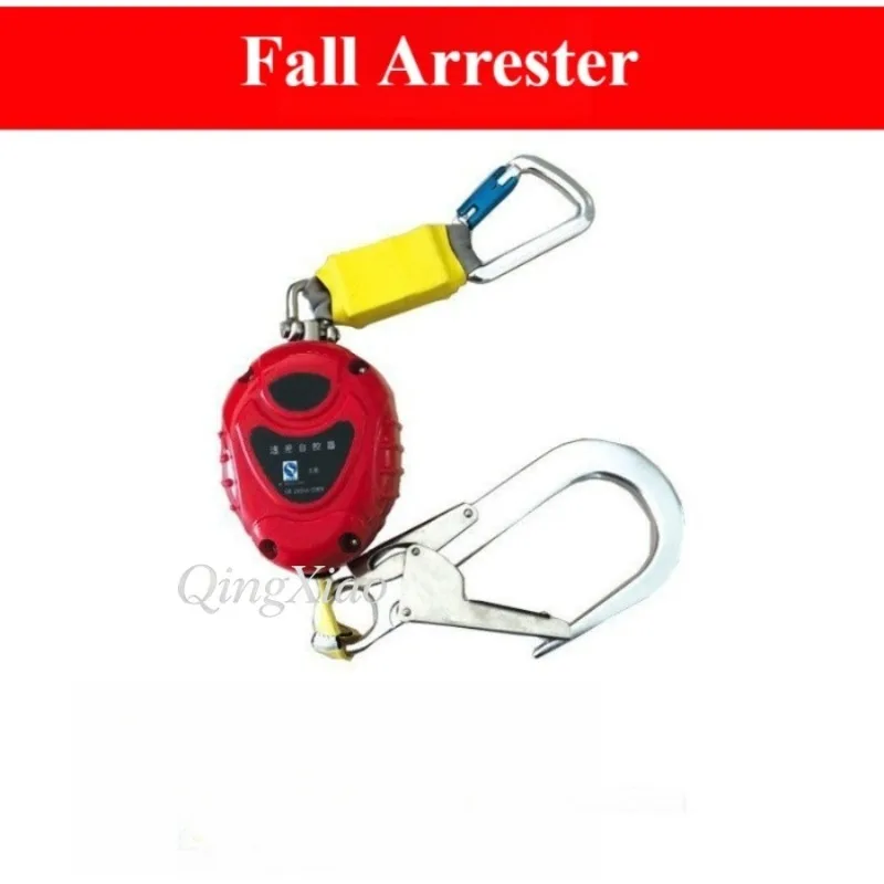 Picture 6: High Strength Retractable Fall Protection Gear 3 Meter Webbing & Wire Rope Lifeline Height Construction Anti Falling