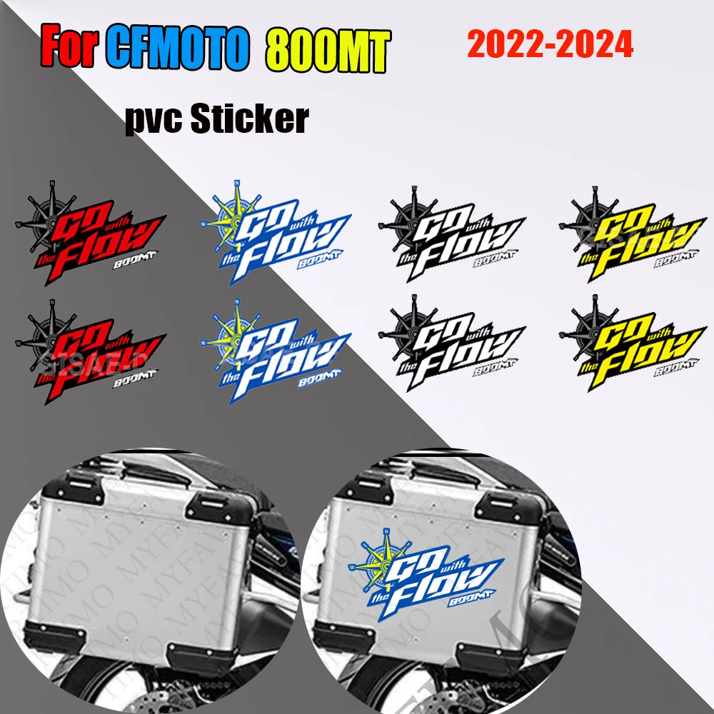 

For CFMOTO CM MOTO 800MT Explore Edition 800 MT Touring Trunk Luggage Panniers Aluminium Cases Stickers Decals 2022 2023 2024 by