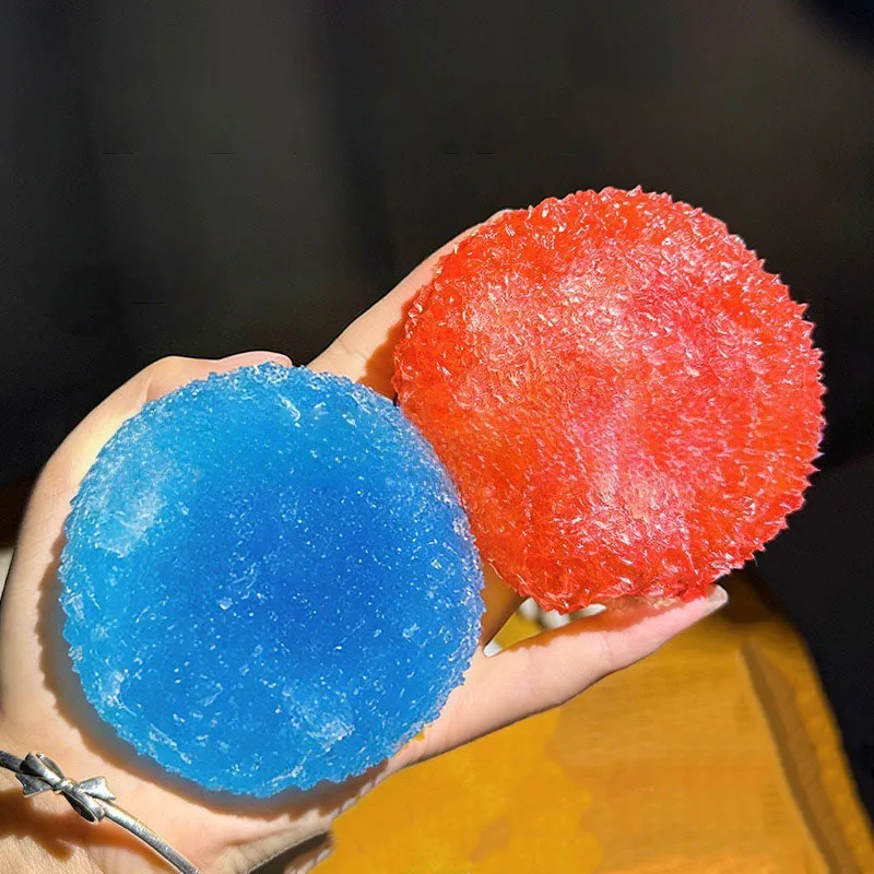 New Ice Sand Handmade Squishy Ball Moldable Crunch Sound Control Stress Relief Fidget Squeeze Toy