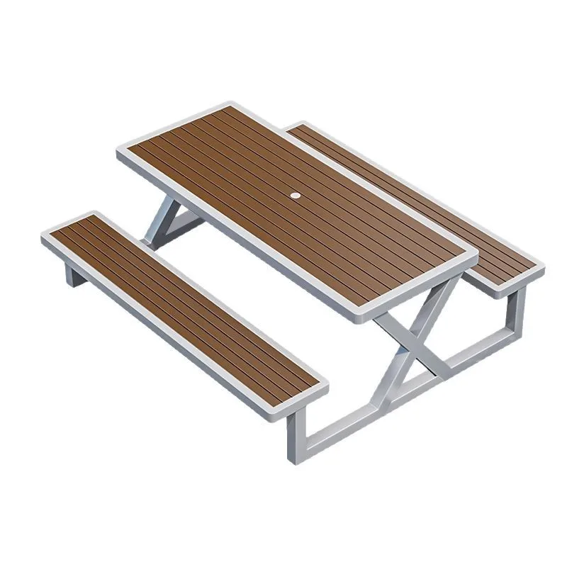 Park outdoor courtyard one-piece tables and chairs outdoor garden scenic spot open-air bench square one-piece outdoor tables