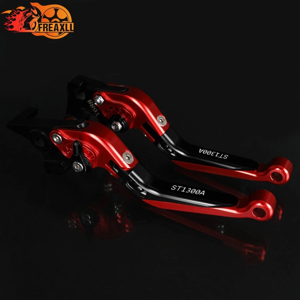 

For Honda ST1300A ST1300 A 2003-2007 2003 2004 2005 2006 2007 Clutch Lever Brake Lever Set Foldable Adjustable Handle Levers