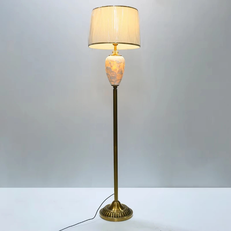 2025 New Modern Handmade Light Emitting Diode Floor Lamp with Mother of Pearl Shell Comfortable Living Room and Hotel Corner