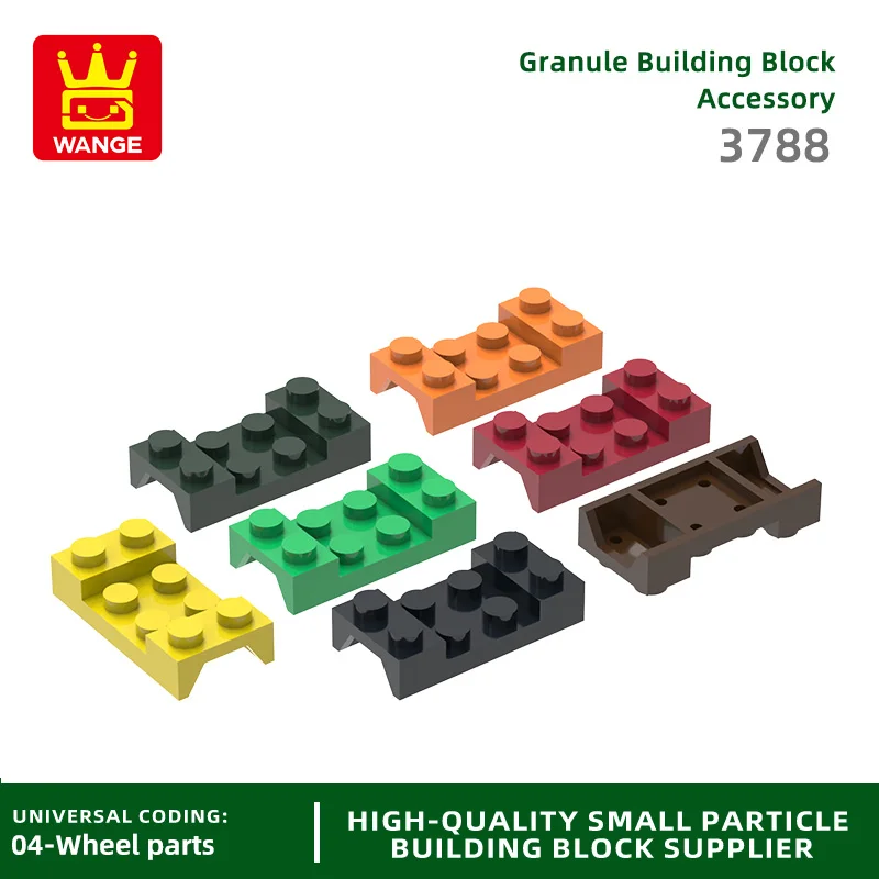 

Wange 3788 100 г/68 шт. 2x4 автомобильное брызговик строительный блок Moc цветные аксессуары для арки колес, совместимые с кирпичами детские DIY