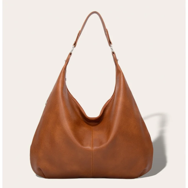 

New StyleLitchi Pattern Women's Handbag Large Capacity Office Commuting Tote Bag Shoulder Bag Fashion