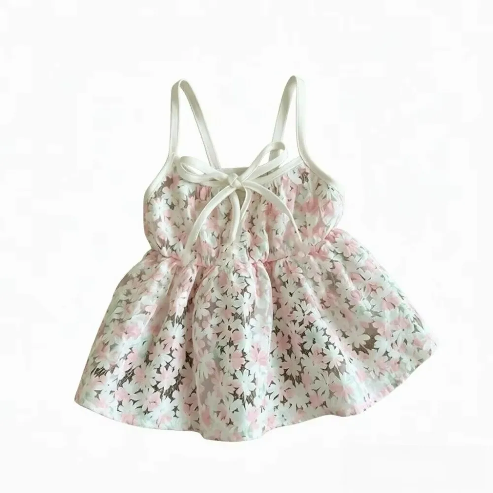Niedliches Blumenmuster-Hundekleid, bequem, atmungsaktiv, leicht, Hundekleid, Hundekleid für Welpen – Detail 10