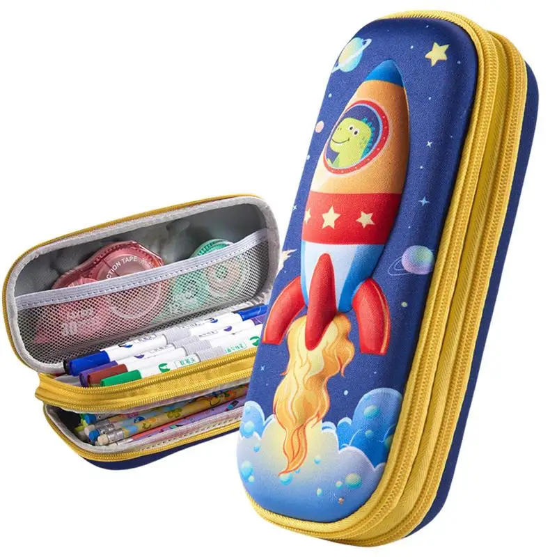 

3D Pencil Case For Kids Large Capacity Stationery Bag Pencil Case With Cartoon Patterns For Birthday Christmas New Year