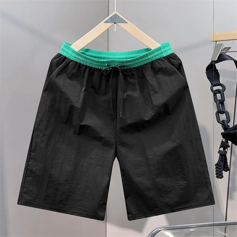 Summer Beach Shorts Men Plus Size 12XL Shorts Male Fashion Casual Elastic Waist Short Pants Big Size 12XL