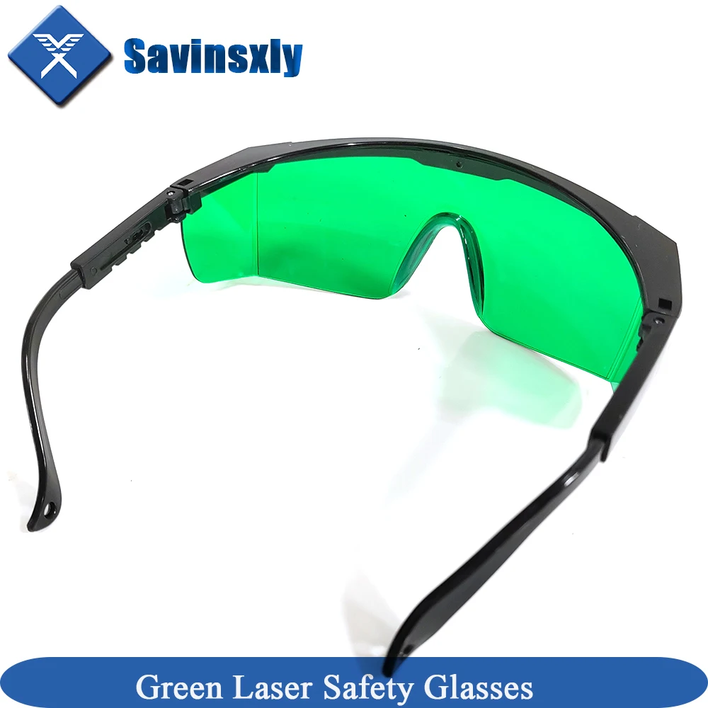 Green Laser Safety Glasses 190nm To 540nm Laser Protective Eyewear for Fiber Laser Marking Engraving Machine.