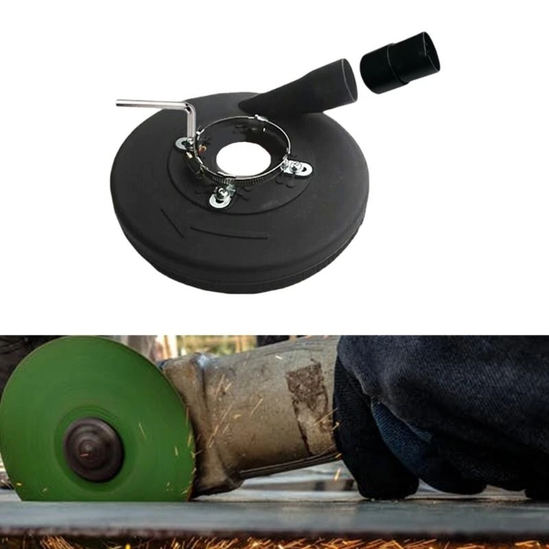 

57QF Angle Grinder Dust Cover Filtration Angle Grinder Dust Shroud for Polishing Concrete Grinder Dust Cover for Grinding