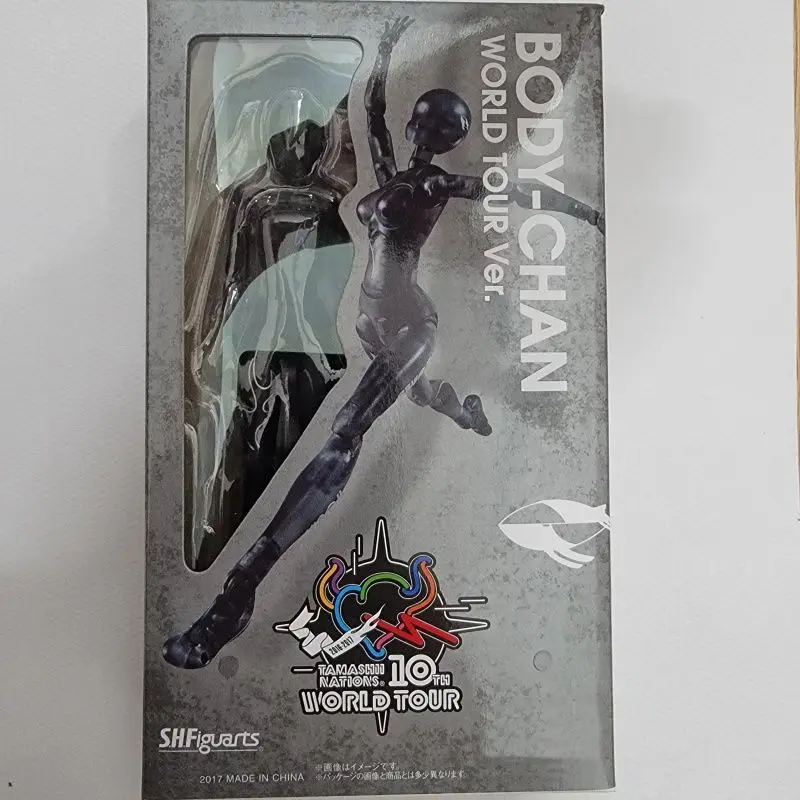 SHFiguras Body Kun Body-Chan World Tour Ver. Pose Play Black Color
