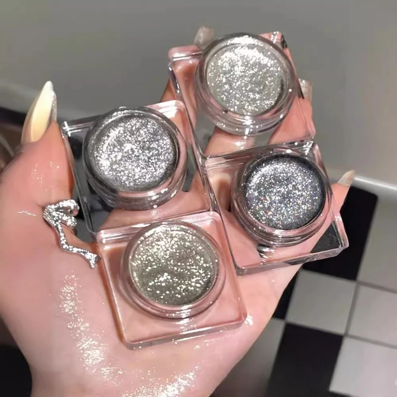 파인 스파클링 하이라이터 파우더 아이섀도우 젤 펄리 다이아몬드 웻 섀도우 쉬머 브라이트닝 컨투어링 글리터 메이크업 화장품