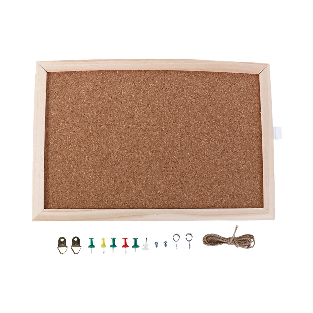 Tablero de notas de anuncios para el hogar y la escuela, suministros de oficina, marco de tablero de notas, tablero de fondo de fotografía, soporte de exhibición de joyería, Kit de tablero de mensajes