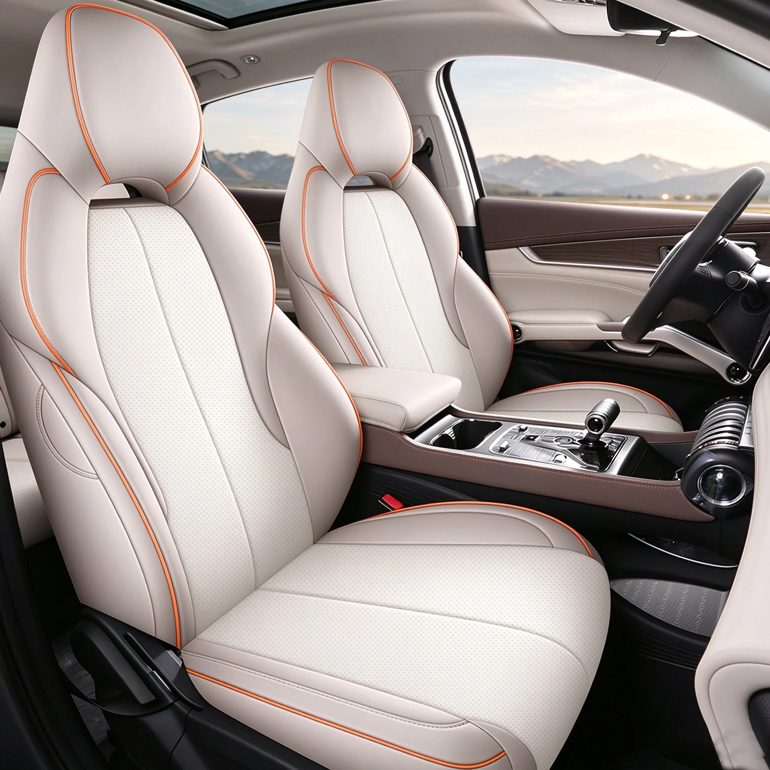 Custom Special Car Seat Cover For BYD ATTO 3 Yuan PLUS 2022 2023 2024 Waterproof Leather Seat Protective Cover Auto Accessories