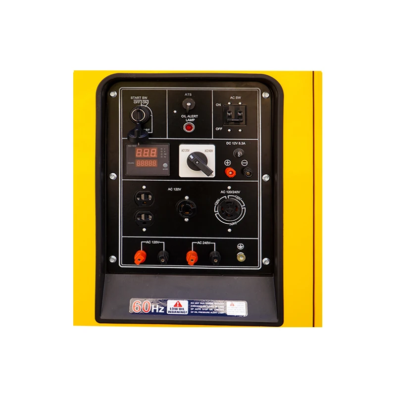 8kw/10kw/12kw16kw 60Hz 120/240V Silent Type Diesel Generator Set ATS Options Air Cooled