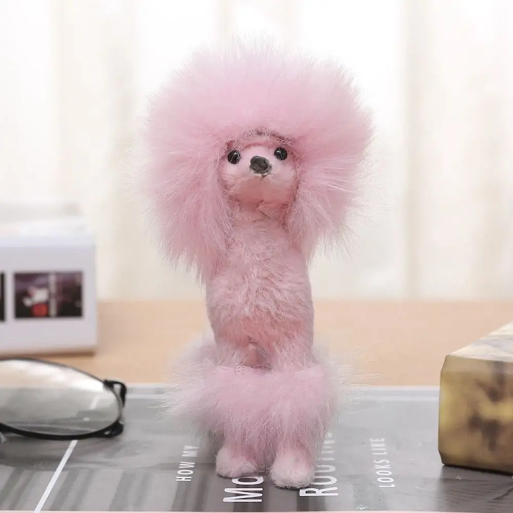

Crafts Gift Teaching Mold Photography Props Home Decoration Simulation Dog Poodle Figurines Miniature Figurines Desk Ornaments