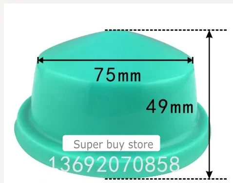 

2PCs Silicone Rubber Head For Pad Printing Machine Round Shape Dia 75mm