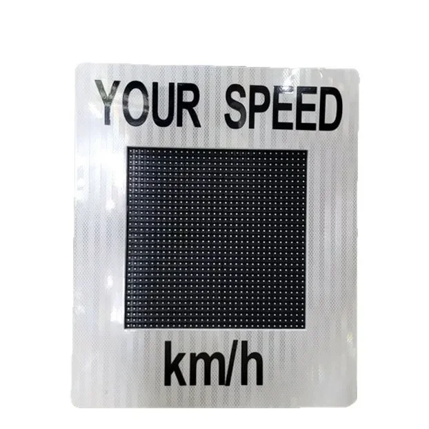 

Outdoor Solar Light Emitting Diode Display Radar Speed Sign Traffic Feedback Sign 600x600mm