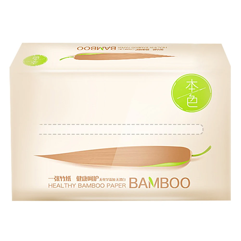 

10 Bags Bamboo Pulp Tissue Paper Flexible Napkin White Facial Cleaning Towel Disposable Makeup Remover Eco Friendly Porous Fiber