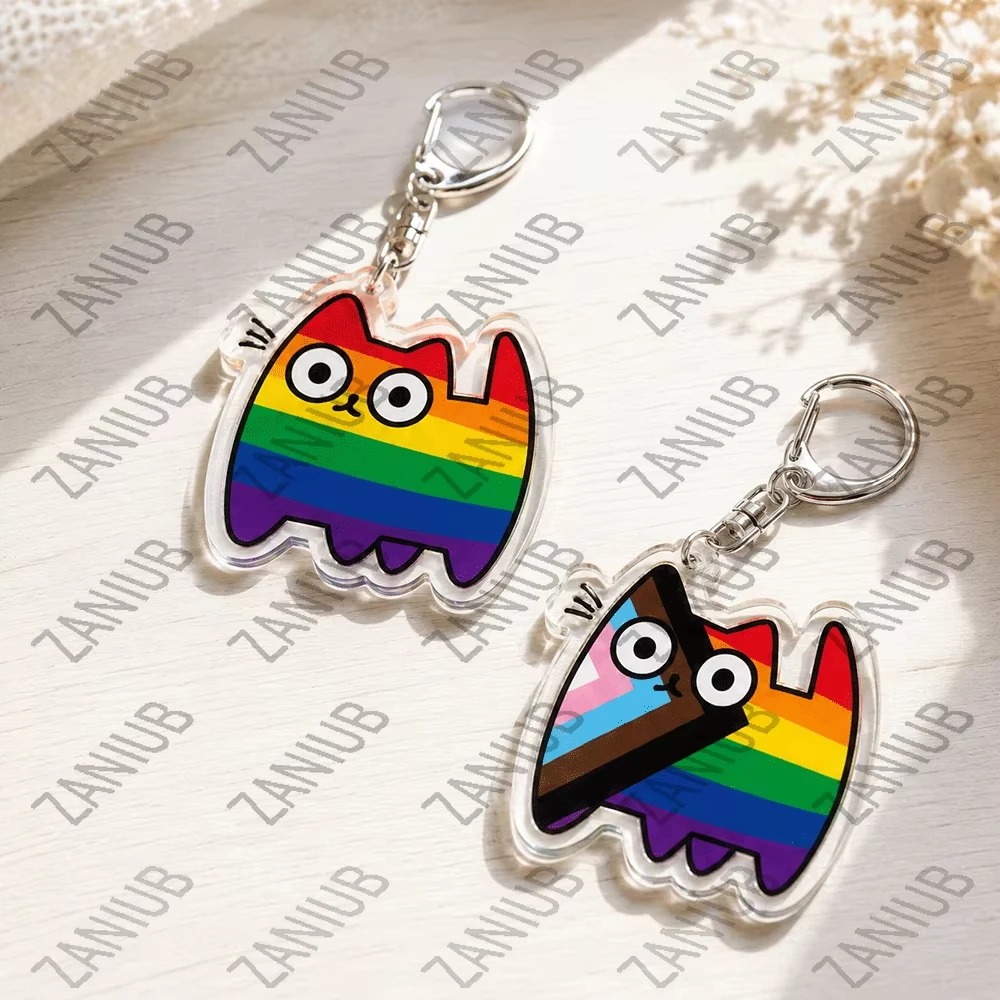 고양이 LGBT 레인보우 사랑 열쇠고리 액세서리 가방 - Carabiner Keychain 리뷰 및 가격