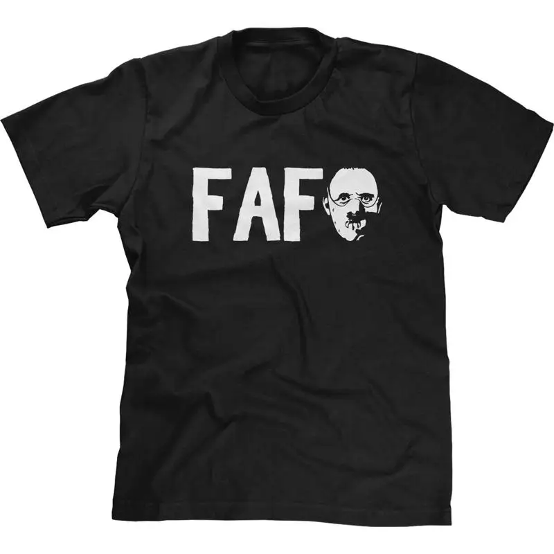

FAFO Ганнибал Забавный Хэллоуин Октябрь Костюм Вечеринка Осень Фильм Ужасов Мужская Футболка