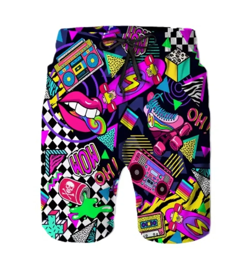 

New Men/Women Scarface Art 3D Printed Casual Shorts Fashion Streetwear Men Loose Sporting Shorts D08