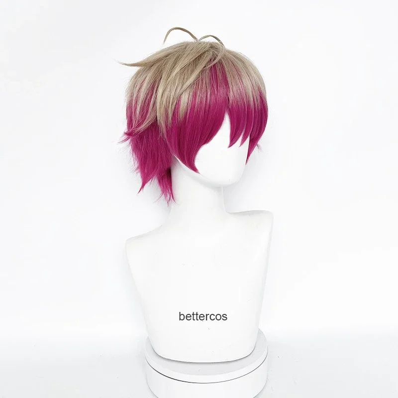 Alexis Ness-Peruca de Cosplay, Fechadura Azul, Rosa Vermelha, Resistente ao Calor, Perucas Sintéticas, Anime