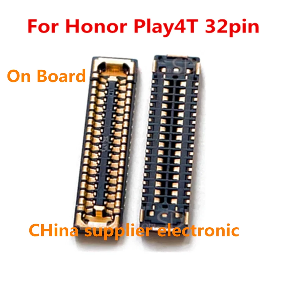 Display Screen FPC Connector On Motherboard For Huawei Nova 6 SE 6SE/Nova6/Honor V30/View V30 Pro/Play 3 4T 4Pro 32Pin LCD